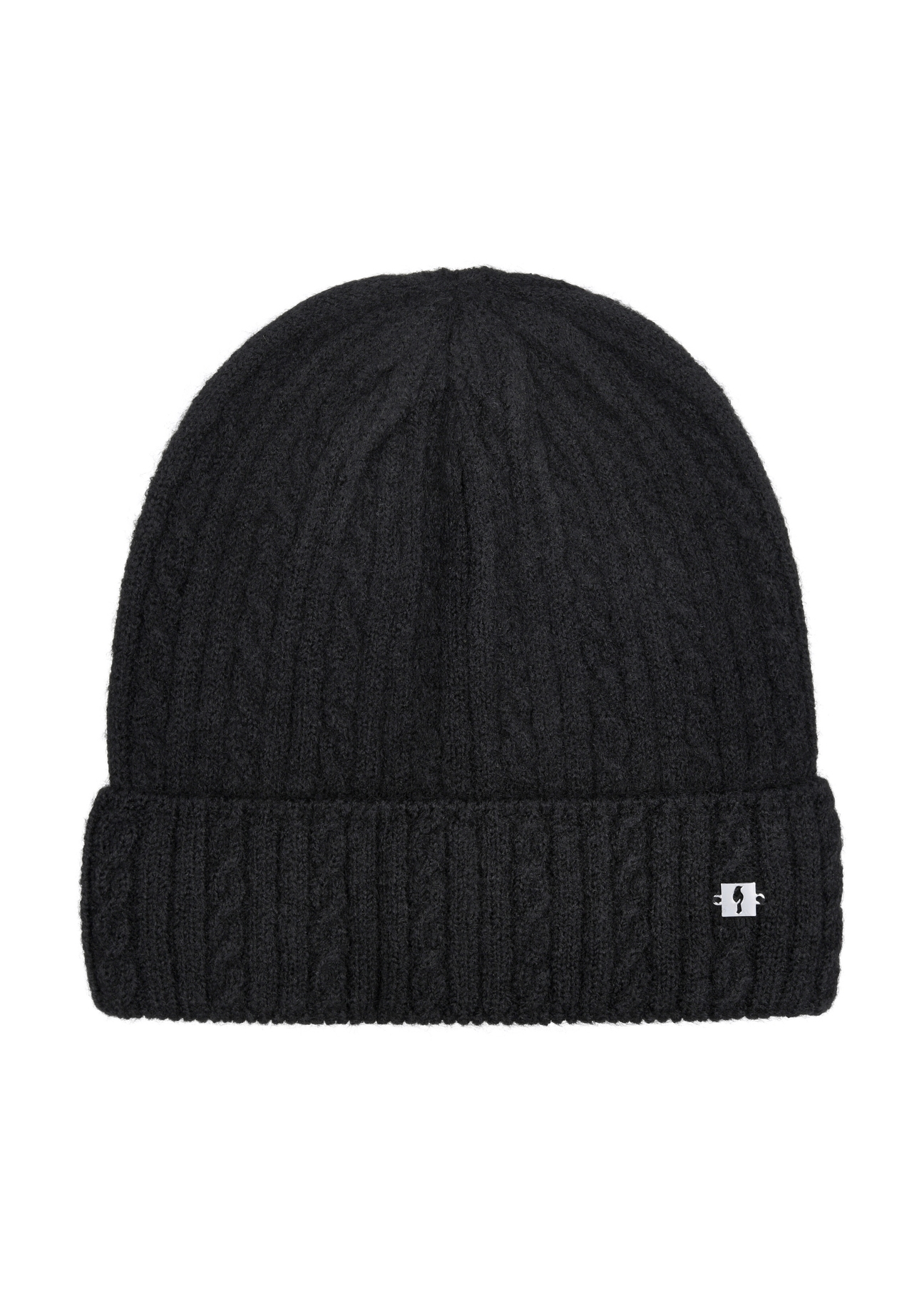 Black women's cap with braids CZADT-0170-99(Z23)-02