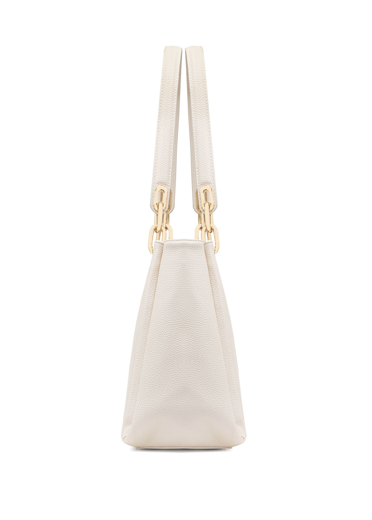 Cream women's imitation leather handbag TOREC-0998-12(W25)-03