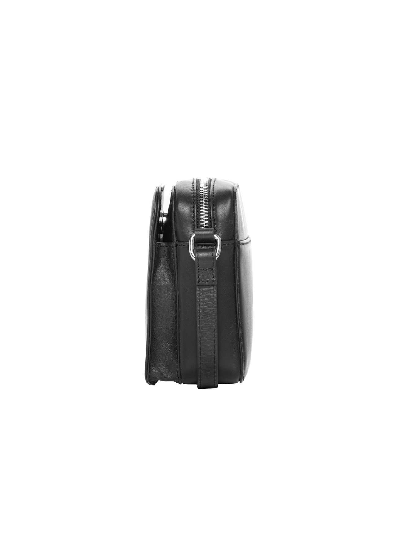 Women's leather shoulder bag TORES-1430-99(Z26), side view of the product on a light background.