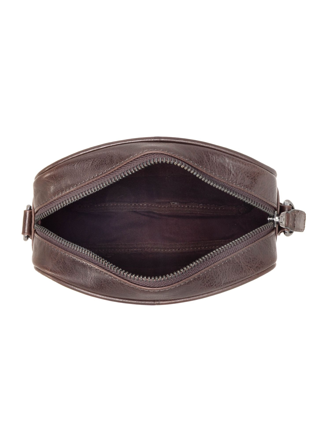 Brown men's bag TORMS-0461-1H(Z26), product view from the inside on a white background.
