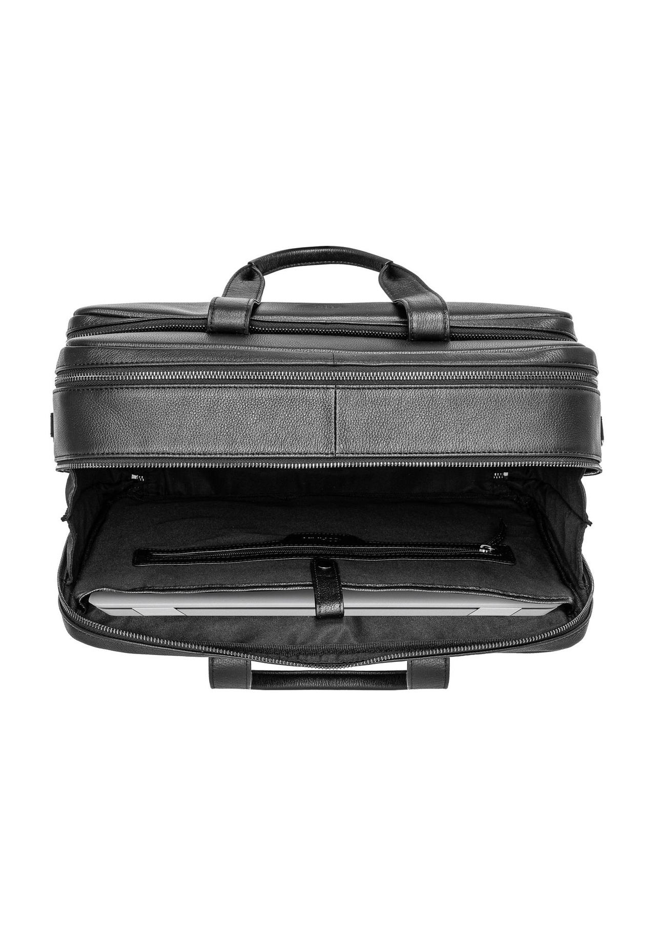 Black leather men's bag TORMS-0020R-99(W25)-06