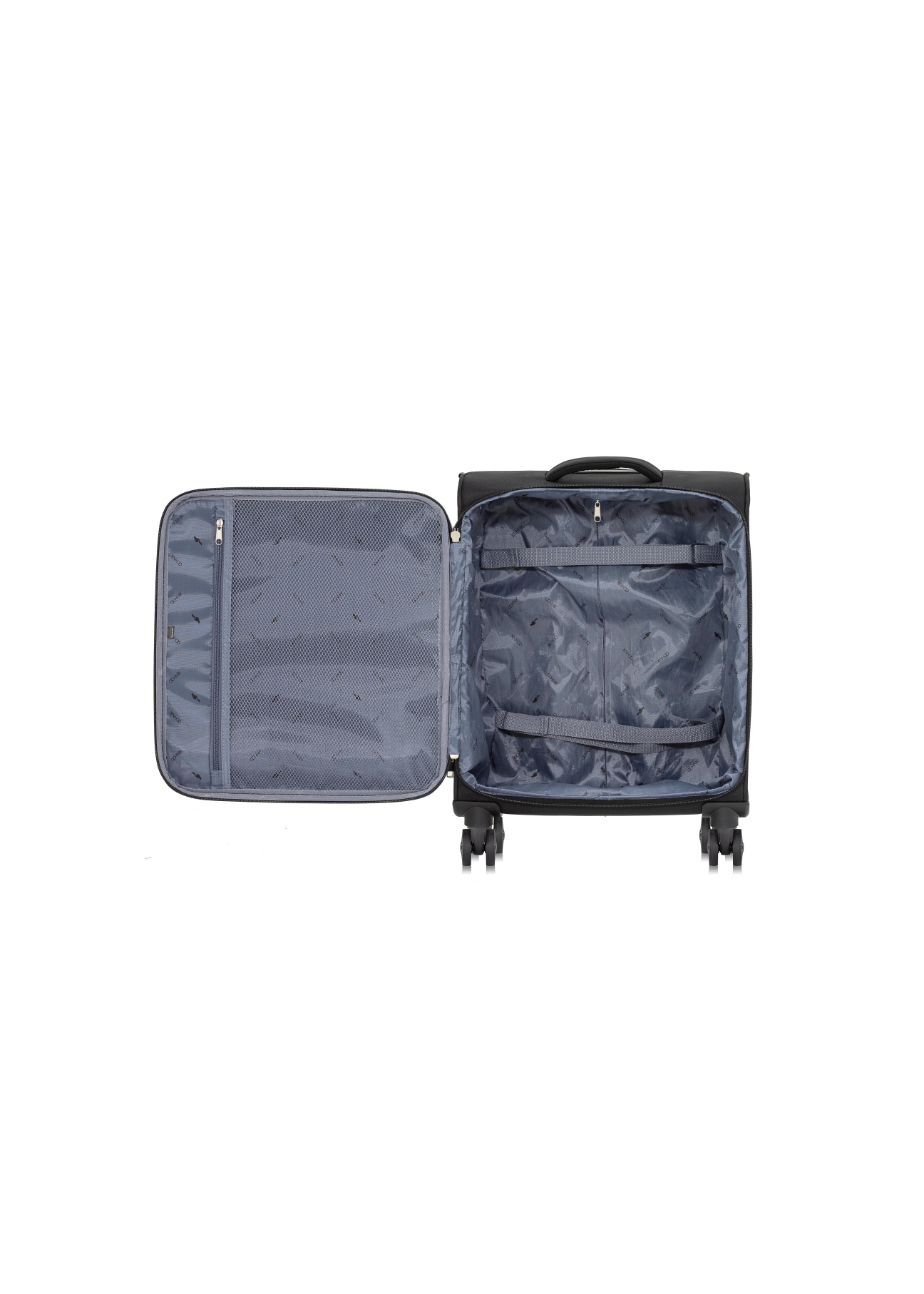Small suitcase on wheels WALNY-0037-99-20(W24)-04