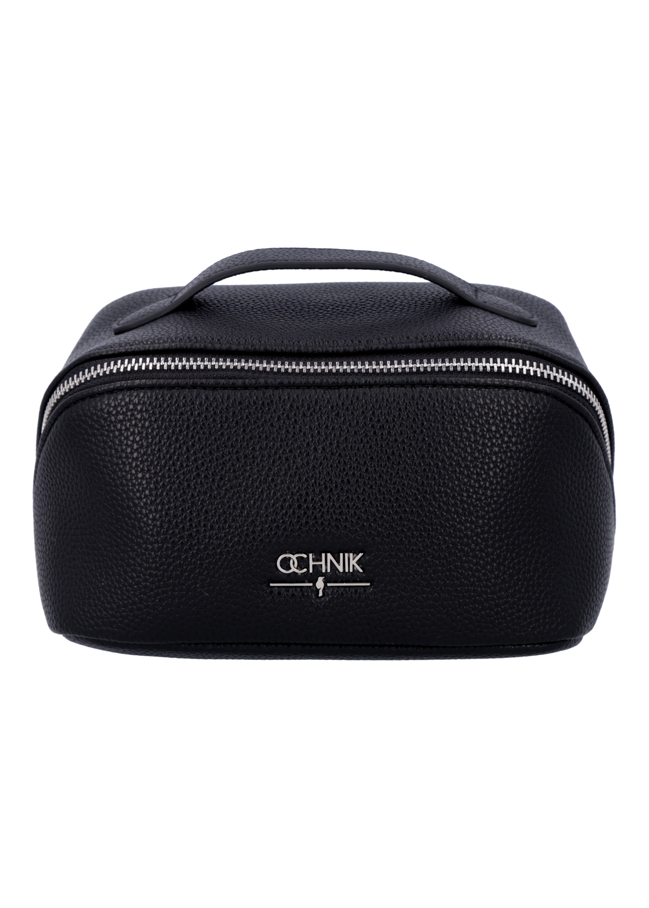 Black women's cosmetic bag TOREC-1310-9I(Z26), front product view on a light background.