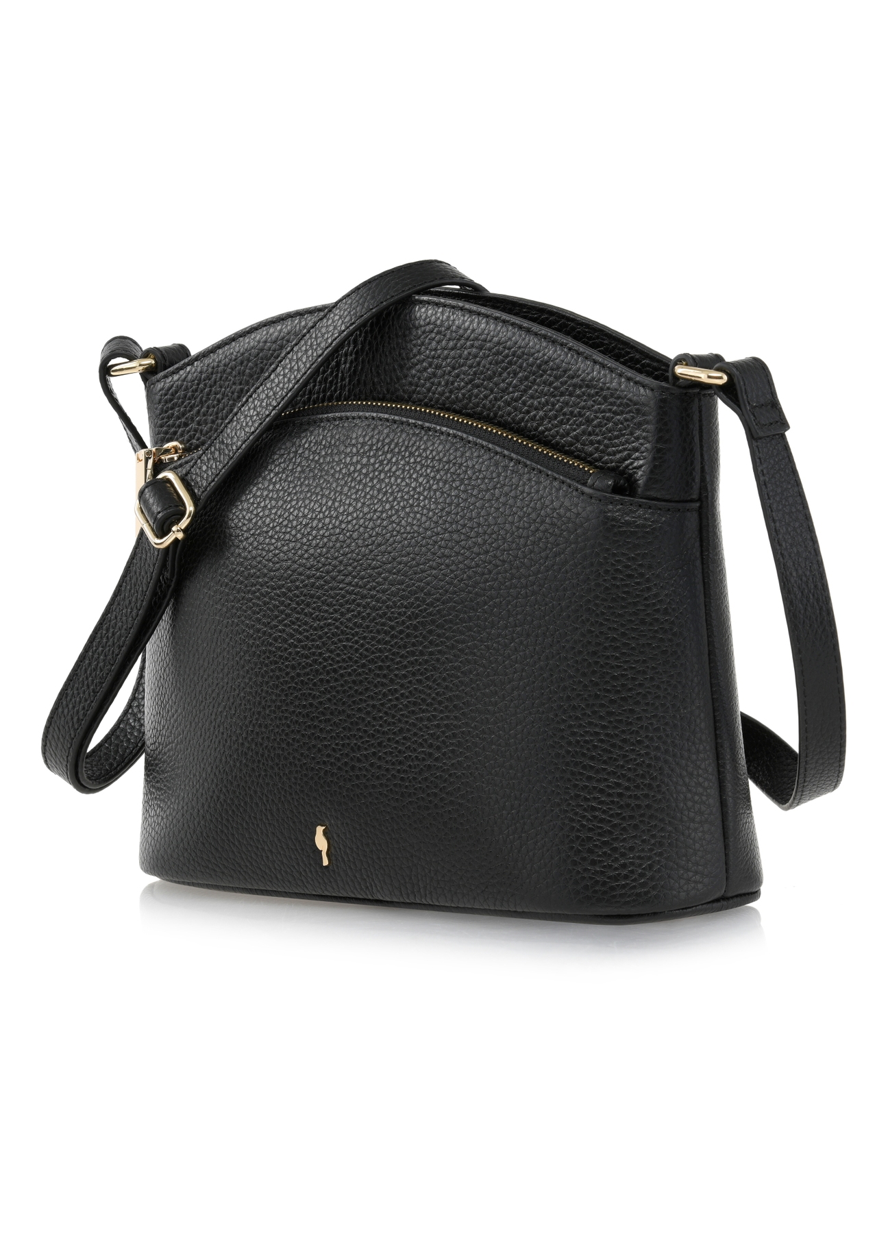 Black leather handbag for women TORES-0955-99(Z23)-02