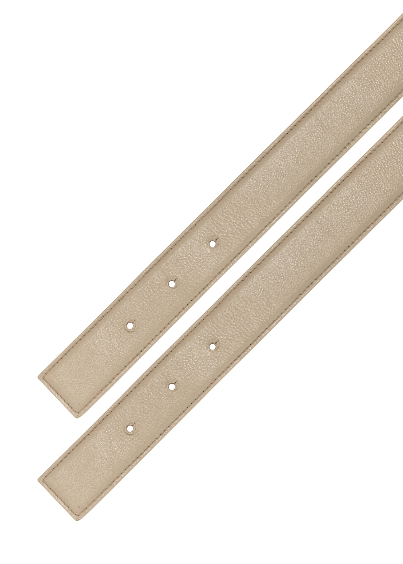 Light beige leather women's handbag TORES-1254-1A(W26), close-up view of the product detail on a white background.