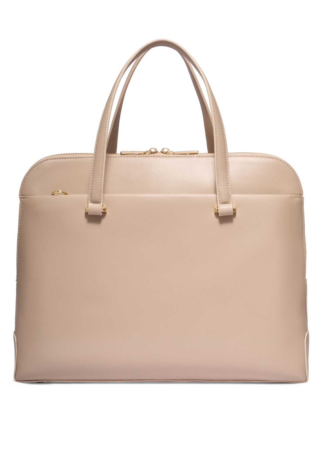 Beige women's bag TOREC-1320-1B(Z26), product view from the back on a white background.
