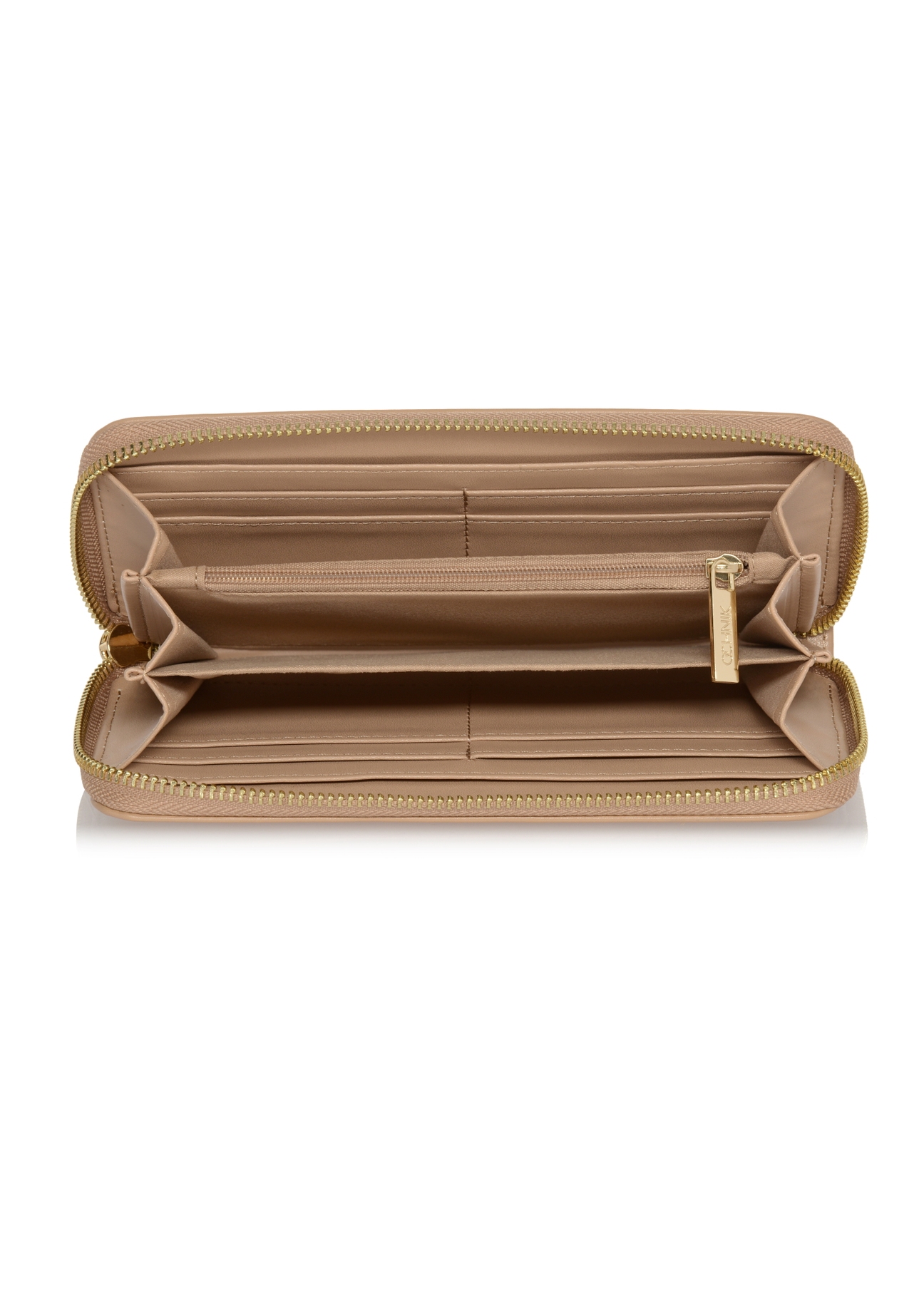 Large beige women's wallet POREC-0327-81(W23)-04