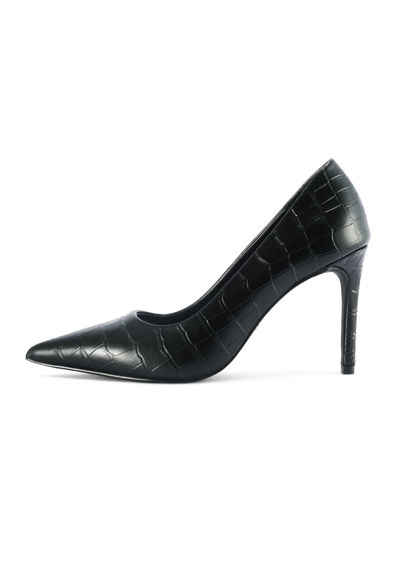 Women's croco leather high heels BUTYD-1211-99(Z25), side view of the product on a white background.-02