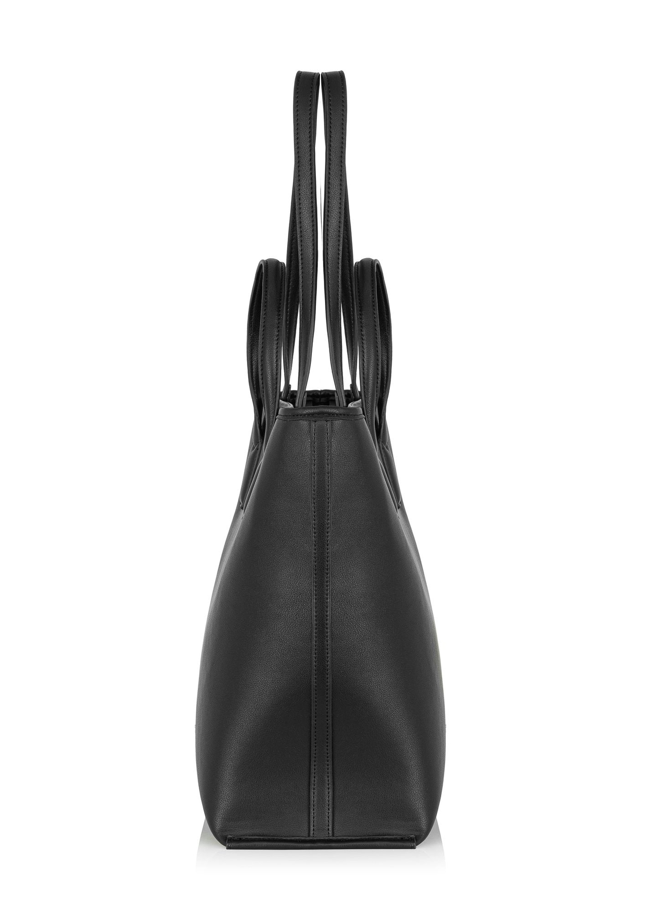 Black women's shopper bag TOREC-0907-99(W24)-03