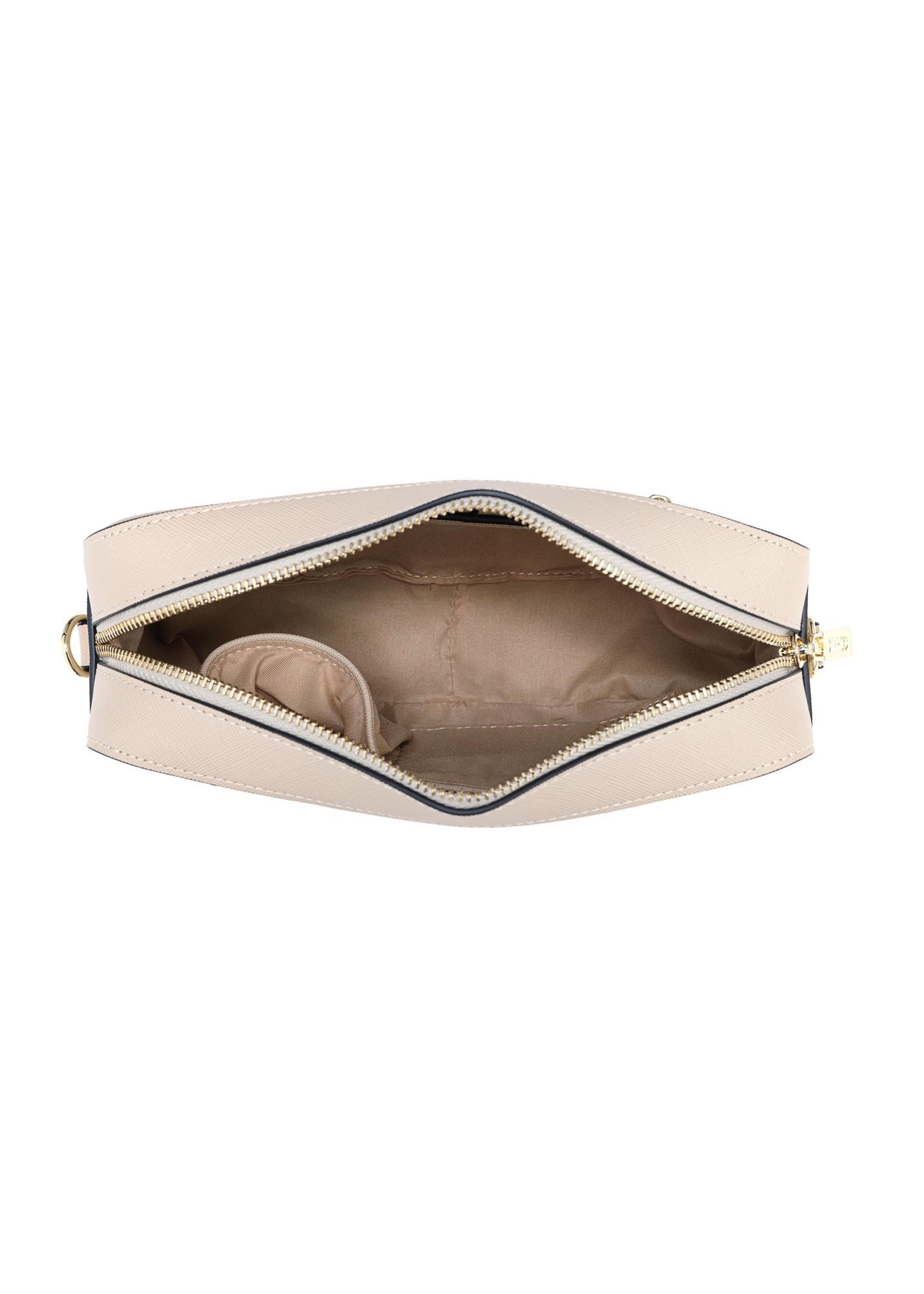Women's cream handbag TOREC-0003F-12(W24)-04