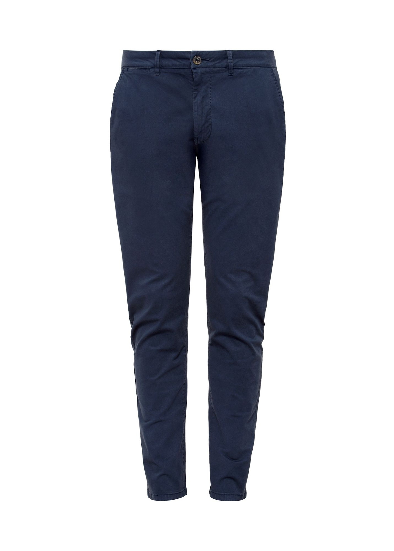 Navy blue men's trousers SPOMT-0103-68(W25), front product view on white background.