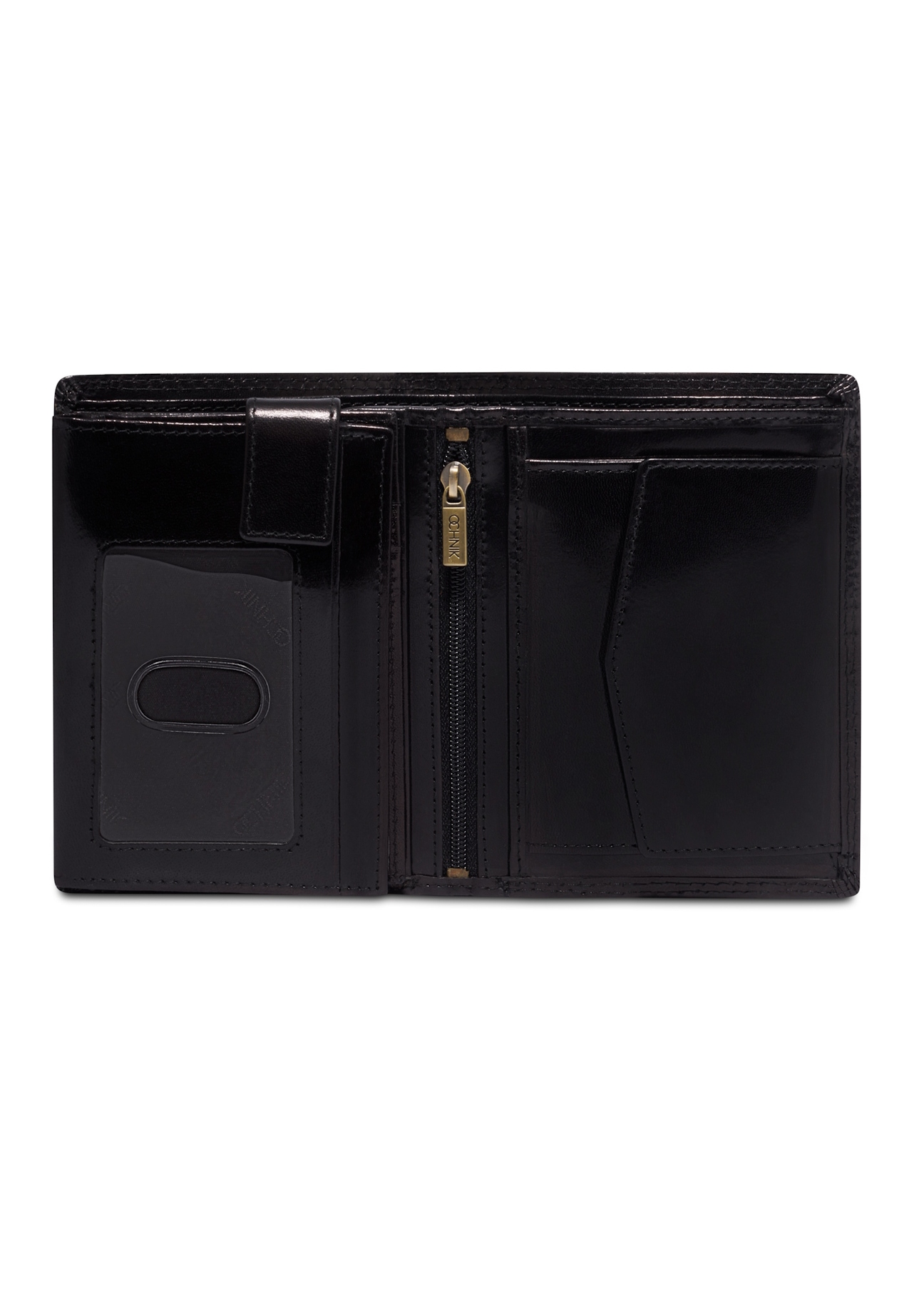 Men's wallet PL-190-99(KS), product view inside on white background.