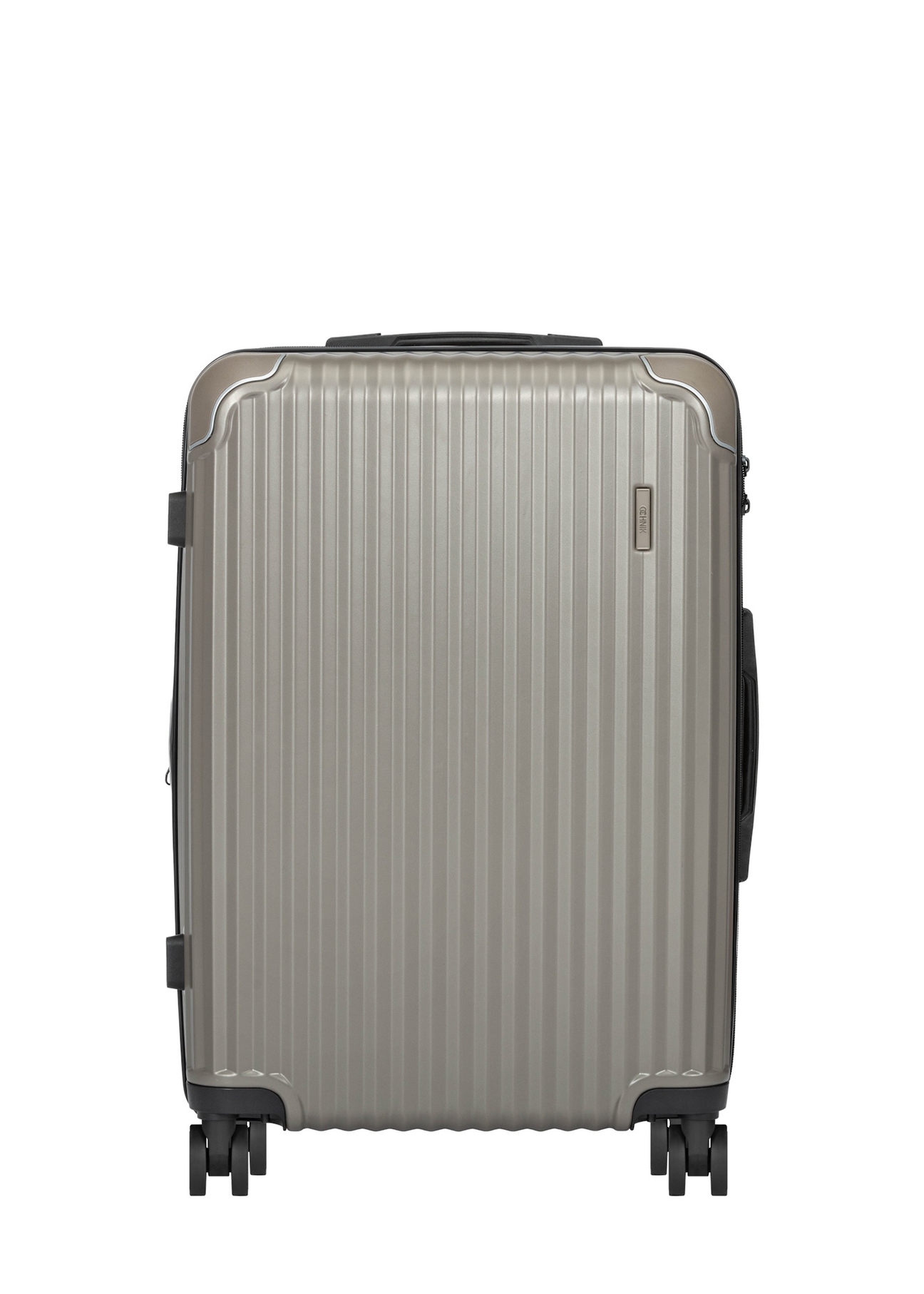 Medium suitcase on wheels WALAB-0073-2X-24(W26), front product view on white background.