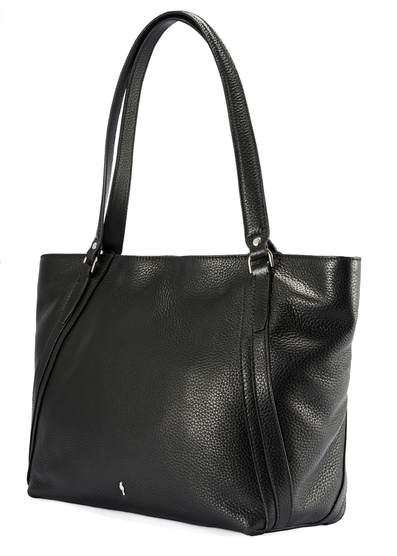 Black large leather women's handbag TORES-1124D-99(Z25)