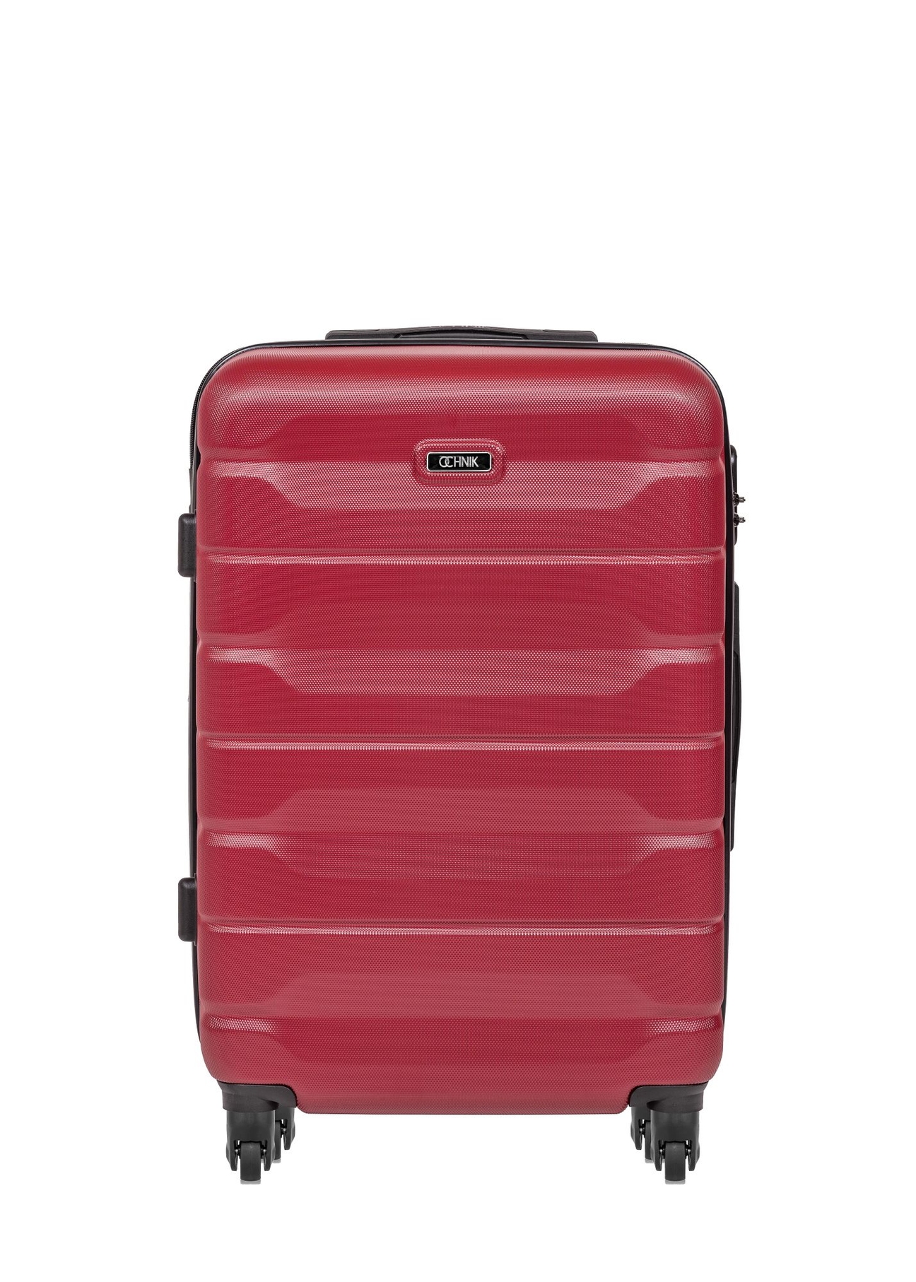 Medium suitcase on wheels WALAB-0067-4D-24(W26), front product view on white background.