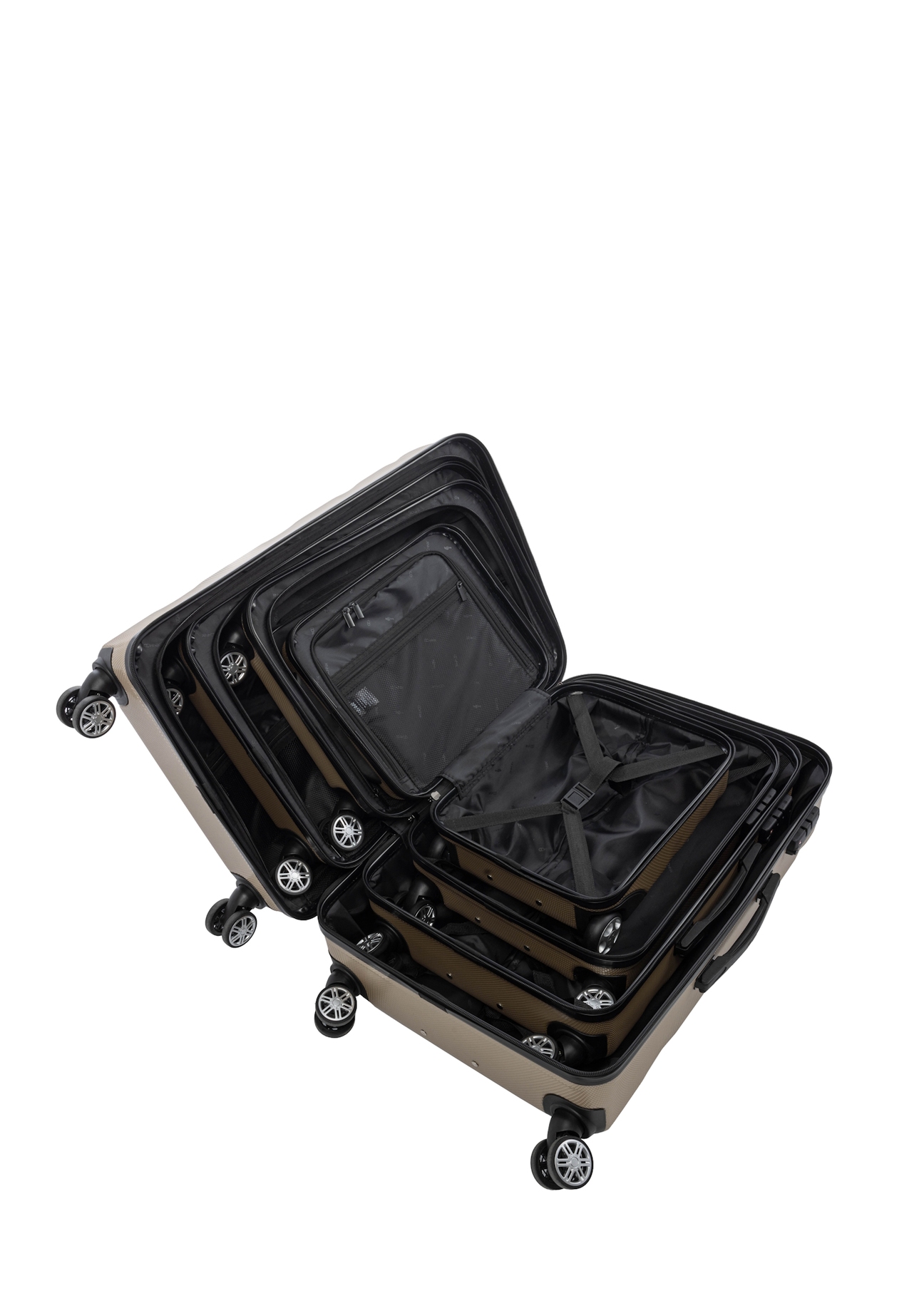 Set of suitcases on wheels 16'/19'/24'/28' WALPC-0012-2X(W26)