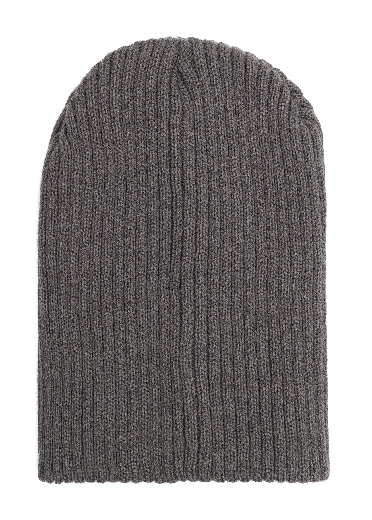 Graphite men's winter hat CZAMT-0011-91(Z25), product view from the back on a white background.
