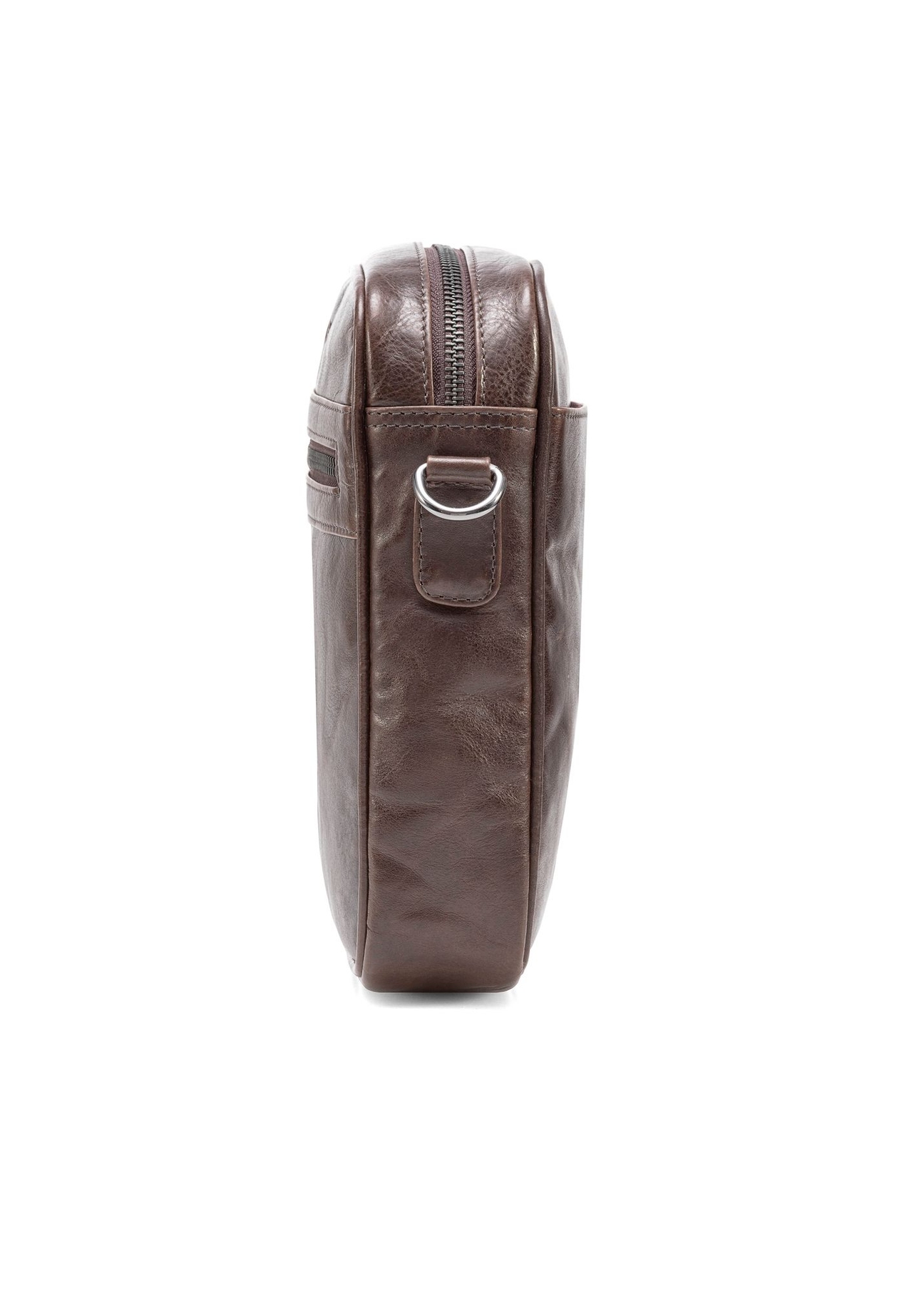 Brown men's bag TORMS-0461-1H(Z26), side view of the product on a white background.