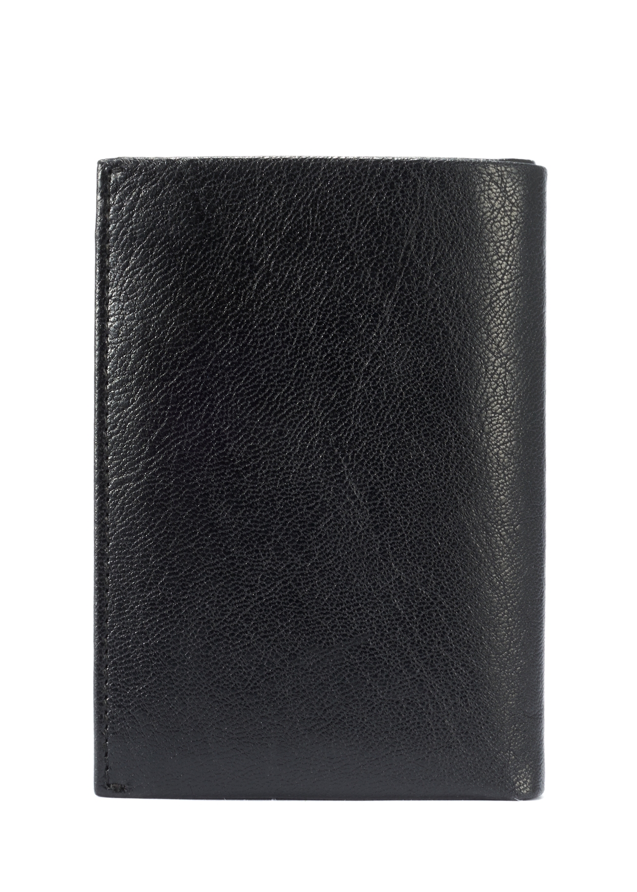 Black leather foldable men's wallet PORMS-0646-99(W25)
