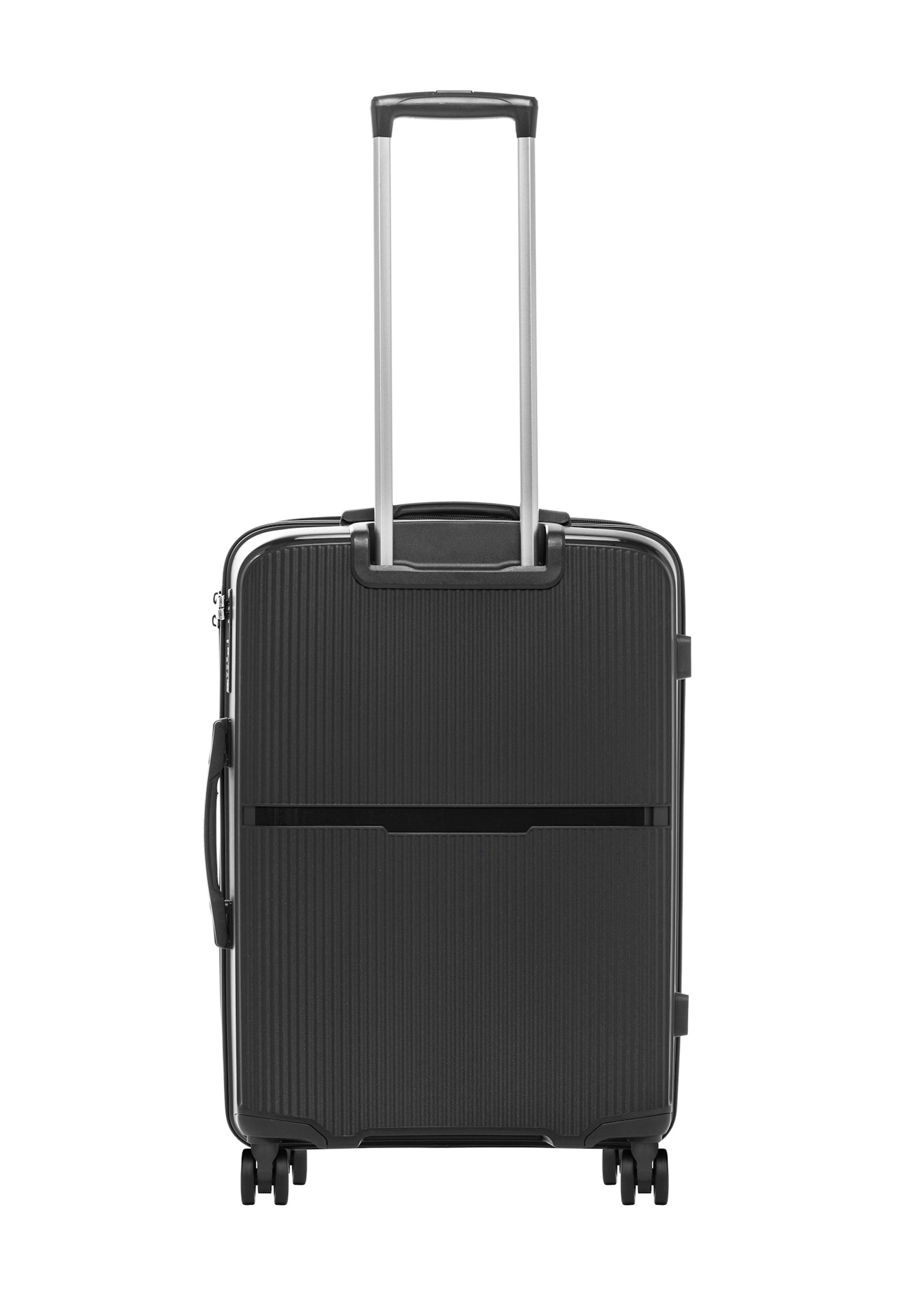 Set of 19"/24"/28" trolley cases WALPP-0026-99(W26), back view of the product on a white background.
