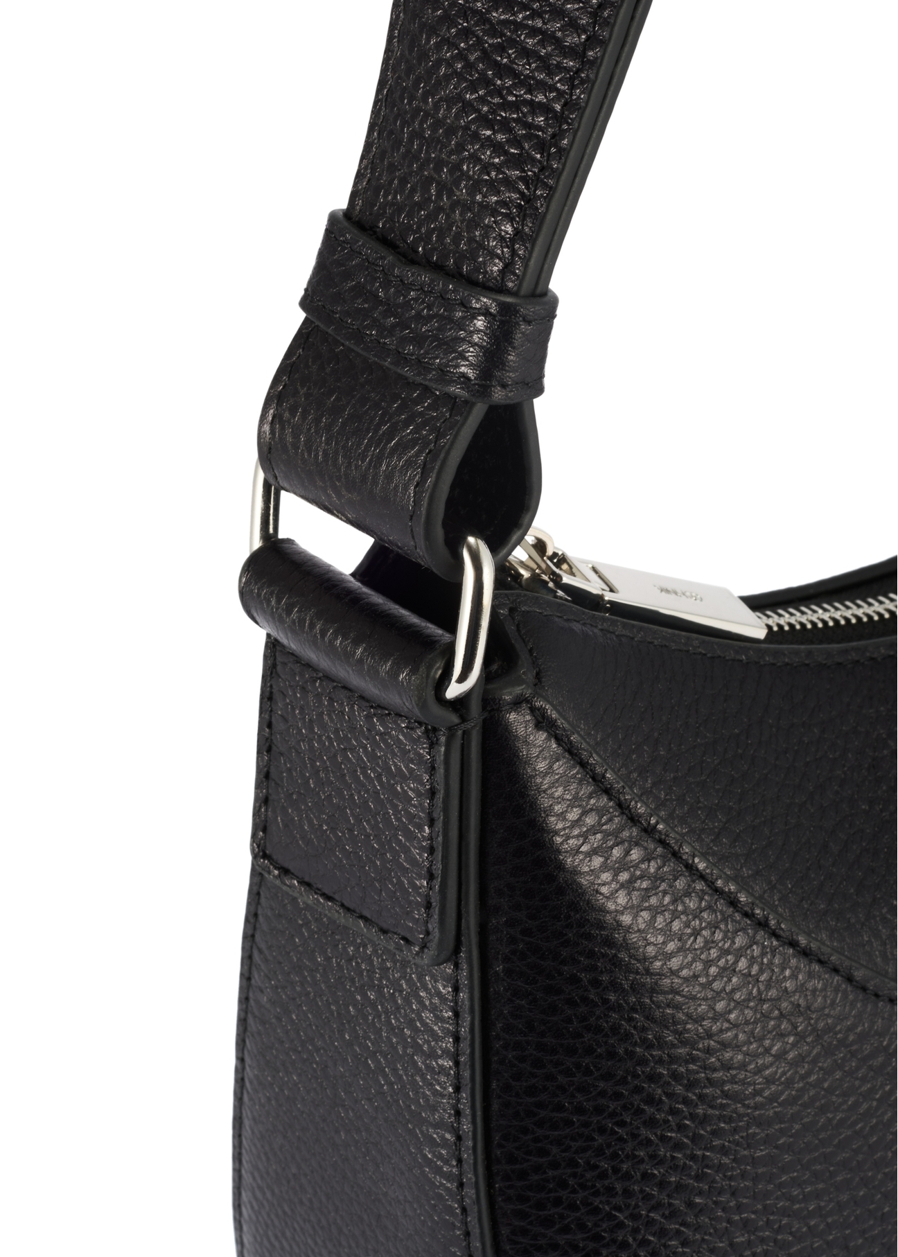 Women's leather handbag with chain TORES-1148A-99(Z25), close-up of the product detail, view on a white background.