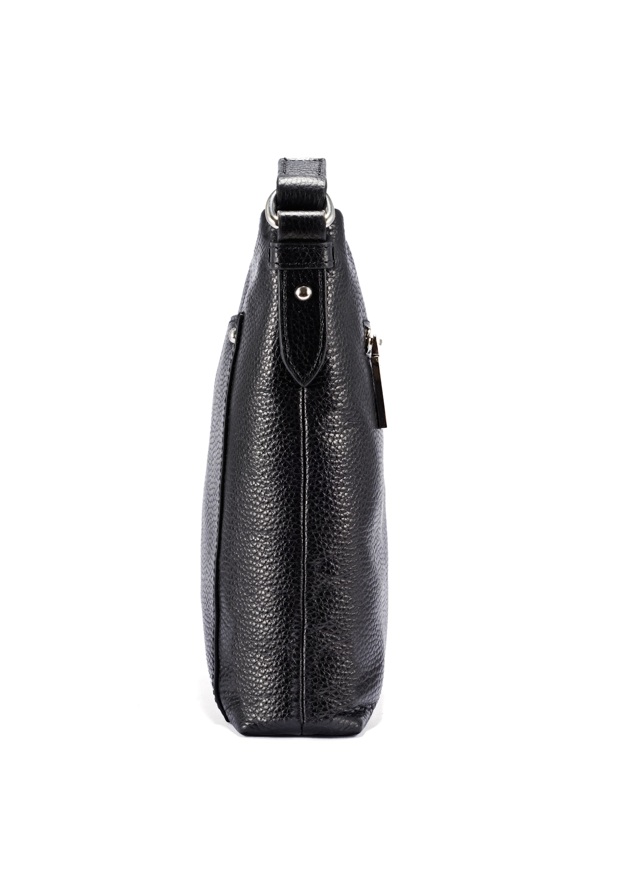 Black leather women's handbag TORES-1157-99(Z25), product visible from the side on a white background.