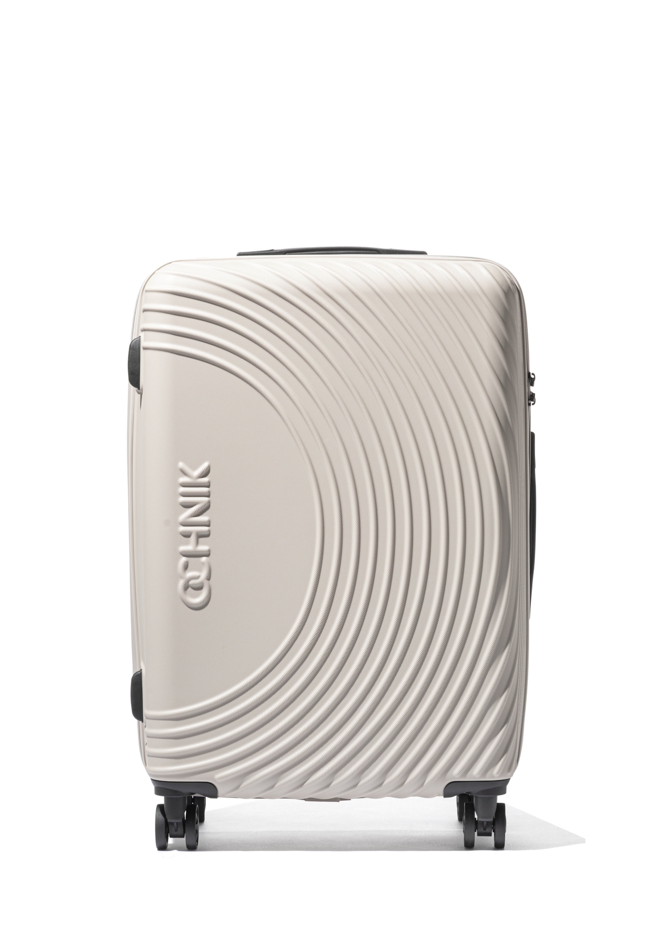 Medium wheeled suitcase WALAB-0088-1A-24(W26), front view on a white background.
