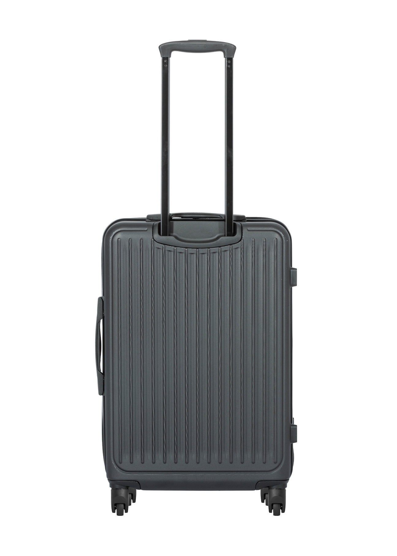 Set of 19"/24"/29" trolley suitcases WALAB-0082-99(W26), product back view on white background.