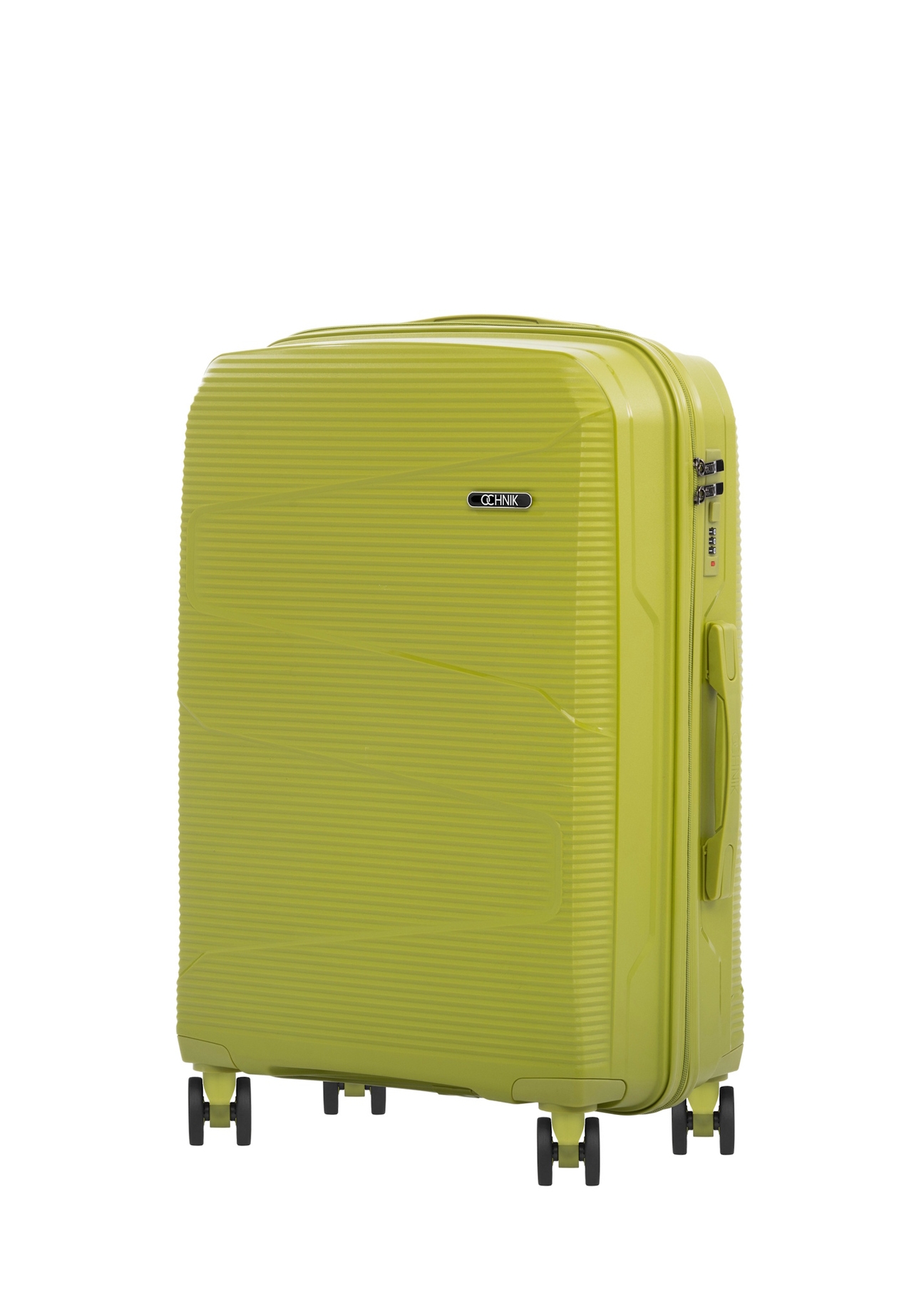 Set of 19"/24"/28" trolley suitcases WALPP-0028-8G(W26), diagonal product view on white background.