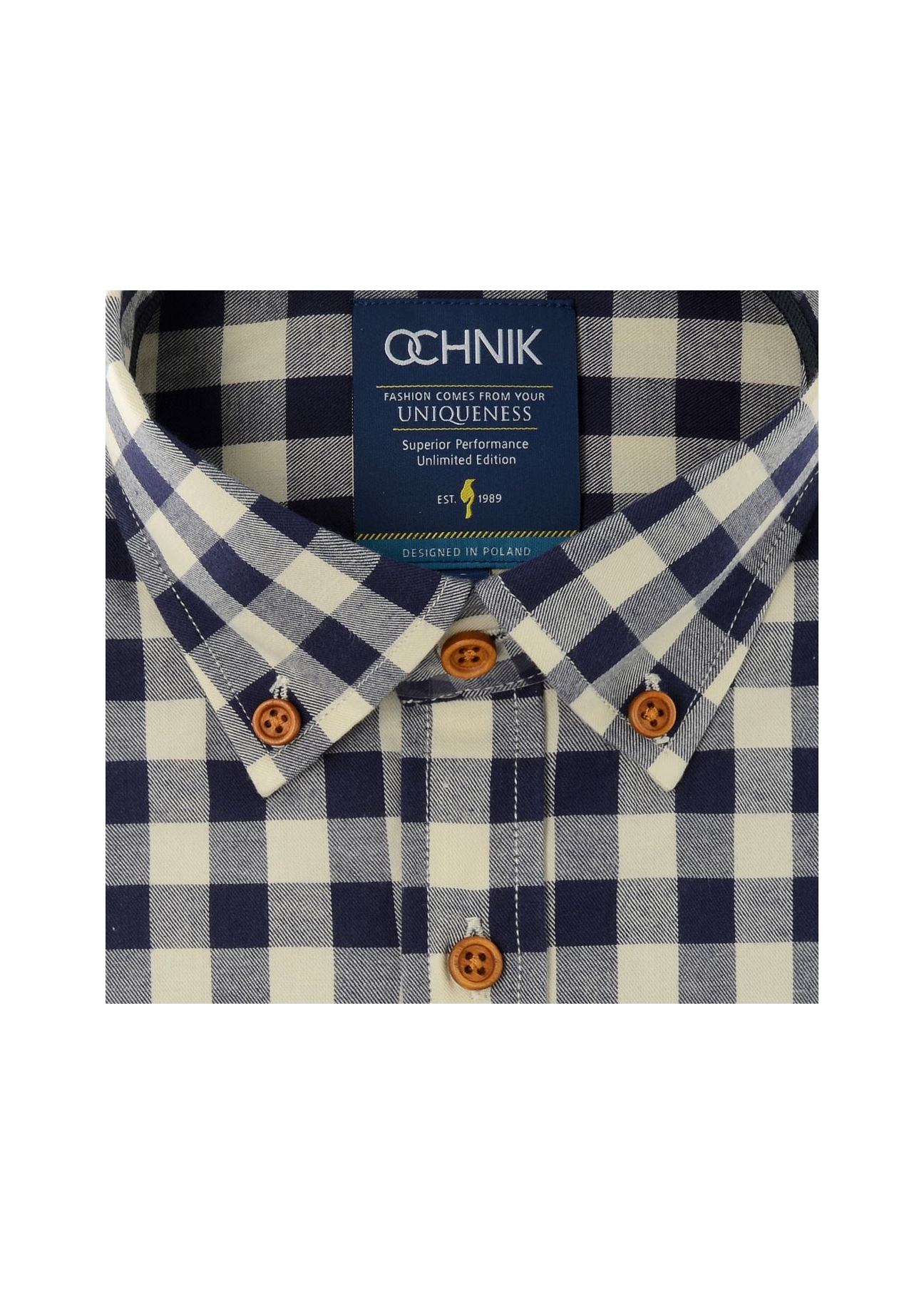 Koszula męska Hobas KOSMT-0002-15(Z16)-04