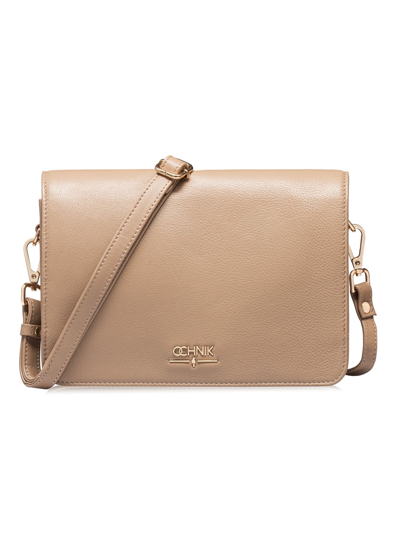 Beige small leather women's handbag TORES-1080D-81(W25)-01