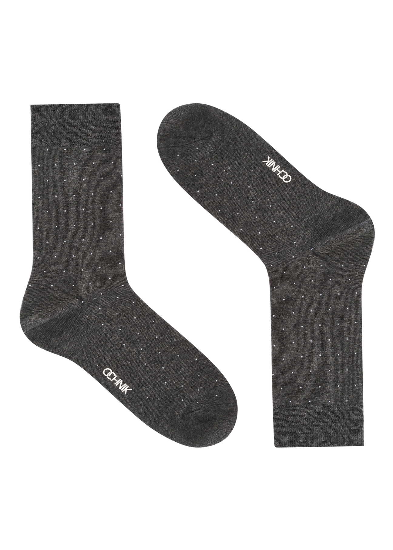 Set of men's long socks ZESMT-0063-00(W26) - product view from above, on a white background.