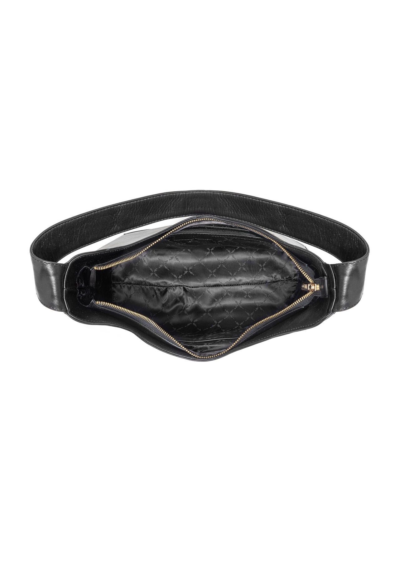 Women's leather shoulder bag TORES-1026A-99(Z25), product visible from the inside, on white background.