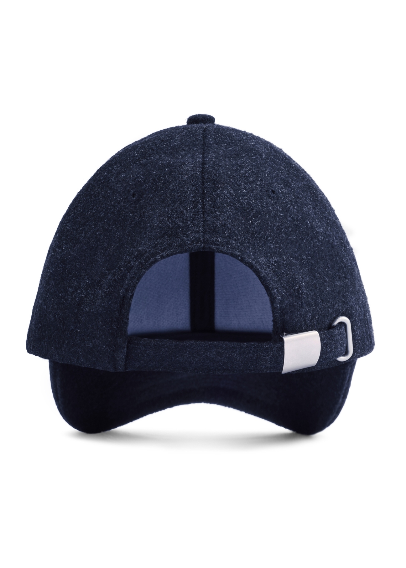 Navy blue men's baseball cap CZAMT-0101-7E(Z26), product view from the back on a white background.