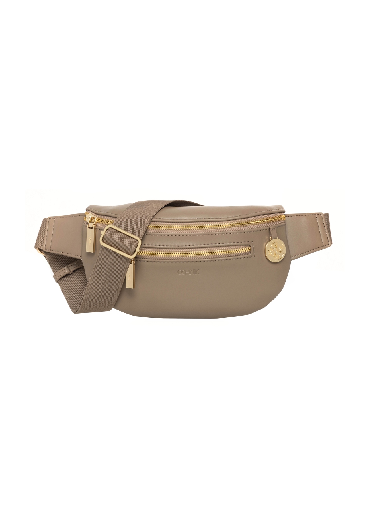 Women's waist bag in a gray-brown shade TOREC-1338-1K(Z26)