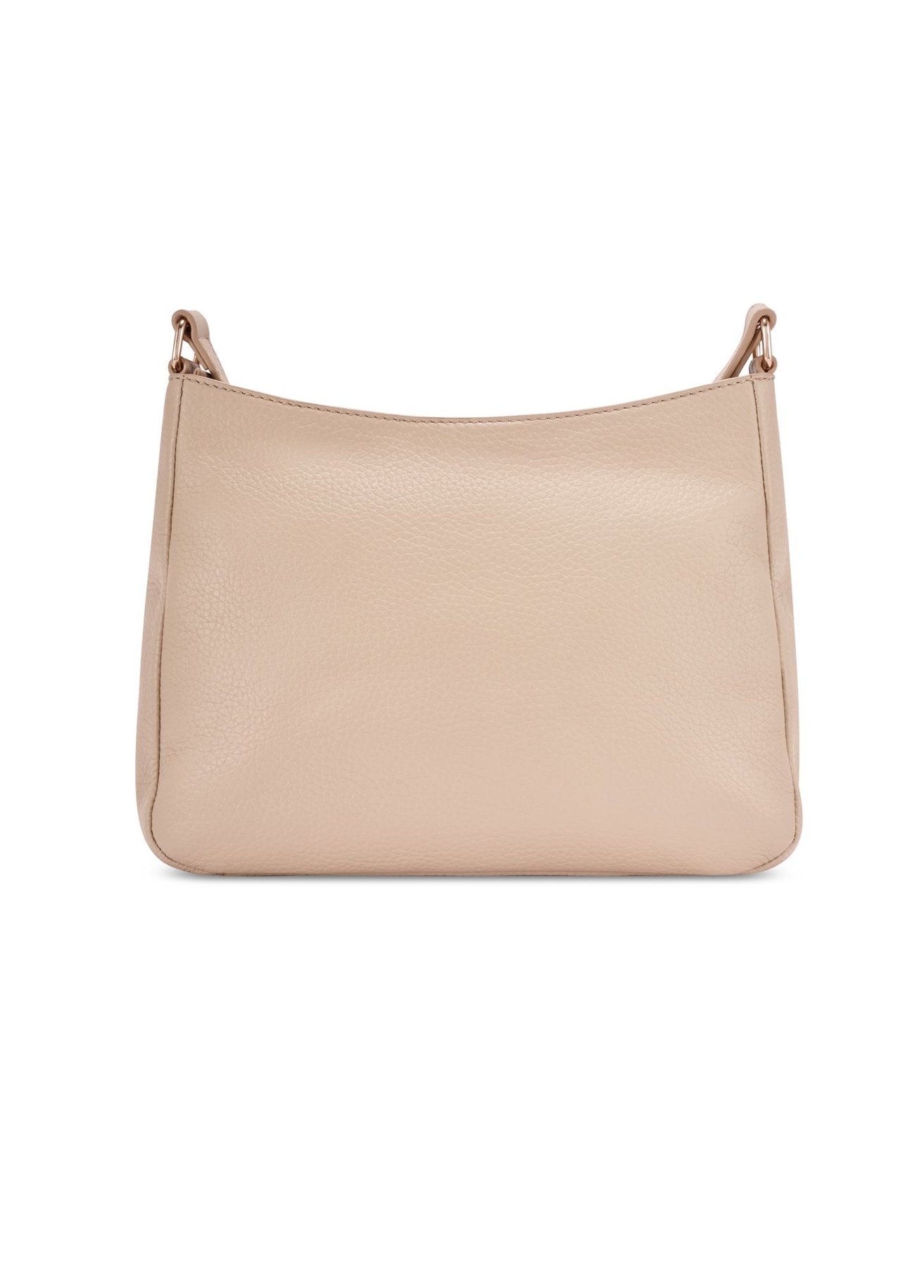 Beige women's shoulder bag TORES-1213-1B(W26) - product view from the back, on a white background.