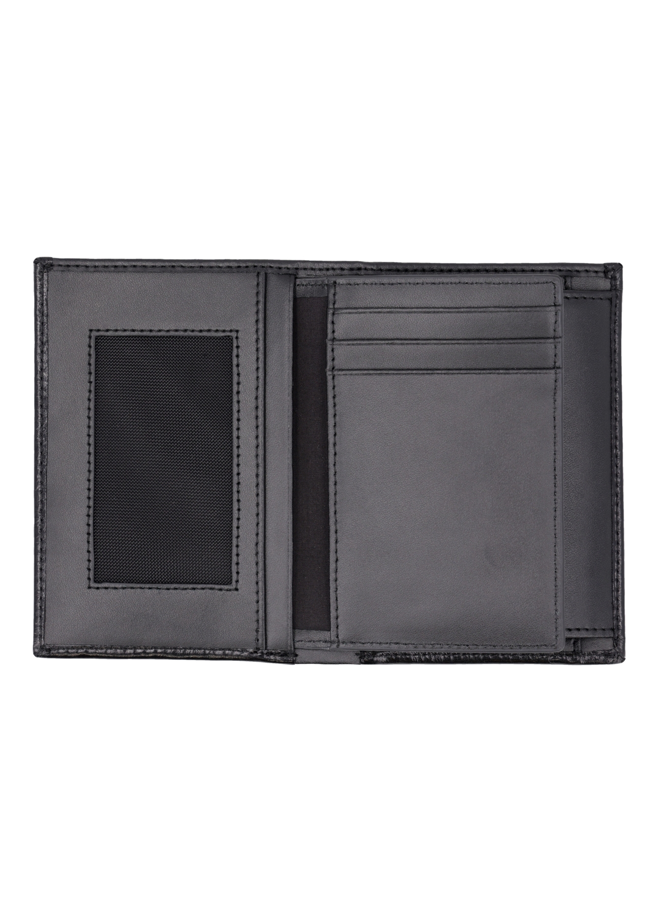Black leather men's wallet PORMS-0737-99(Z26)