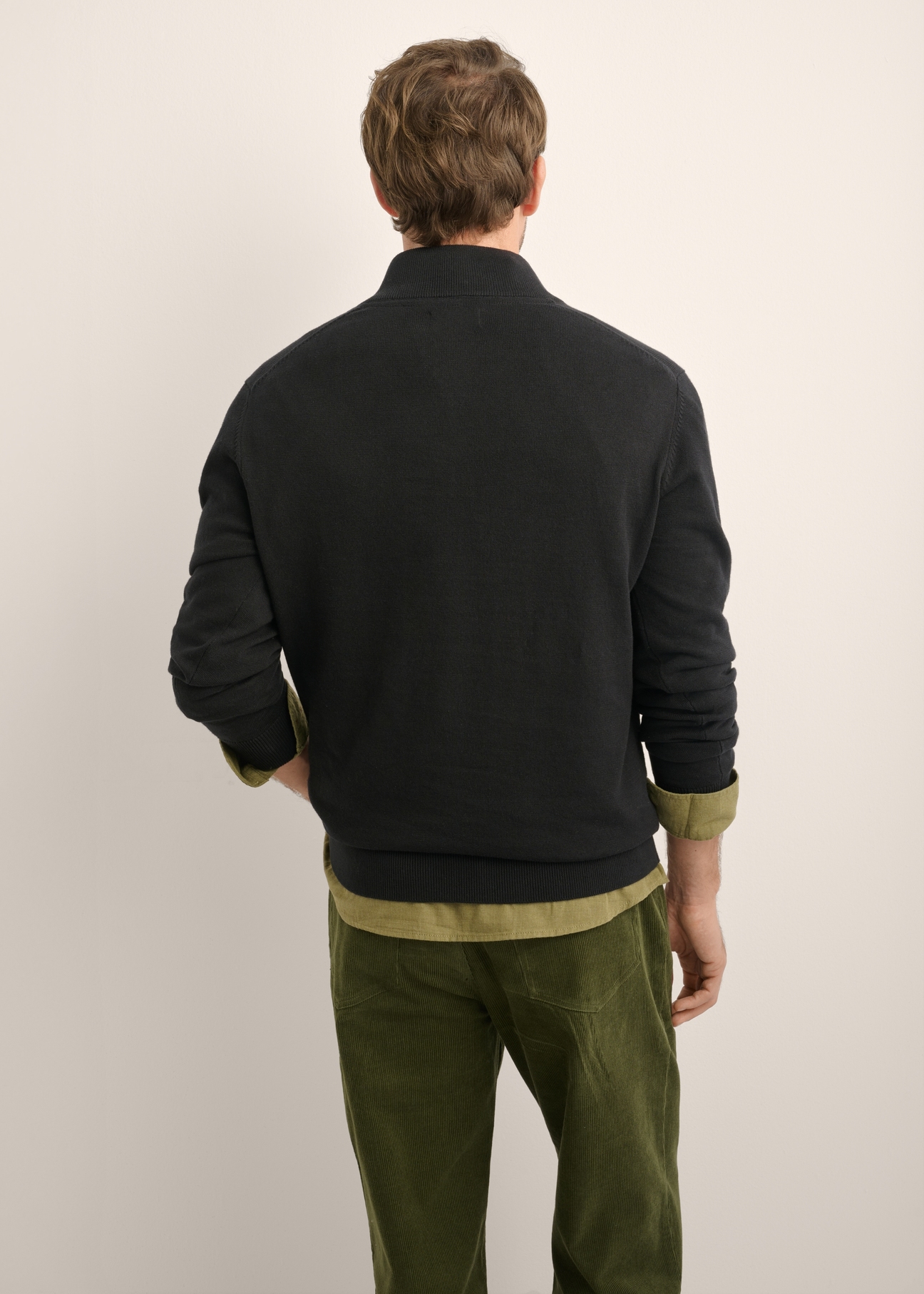 Black men's sweater SWEMT-0174-99(Z26)