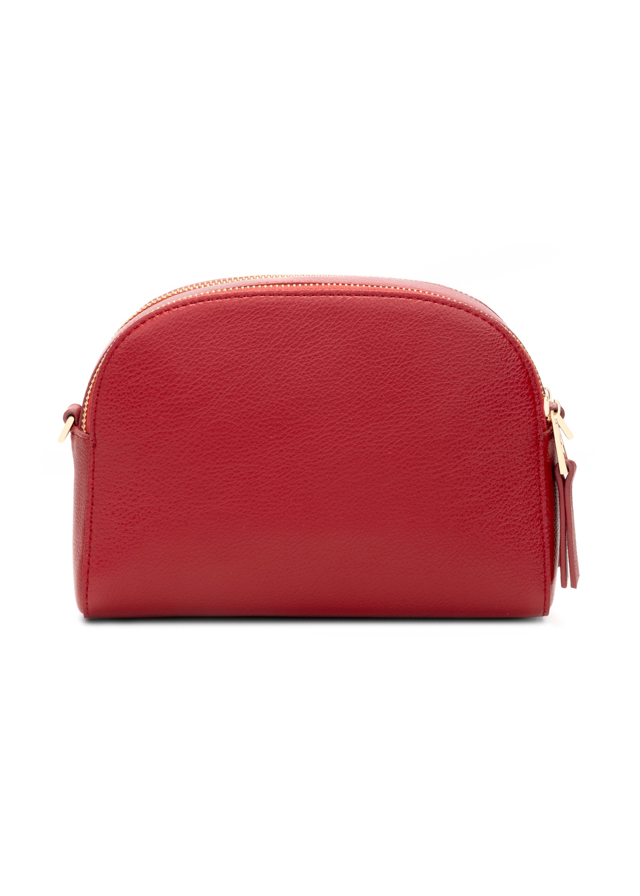 Small red women's handbag TOREC-0036E-42(Z25), product view from the back on a white background.