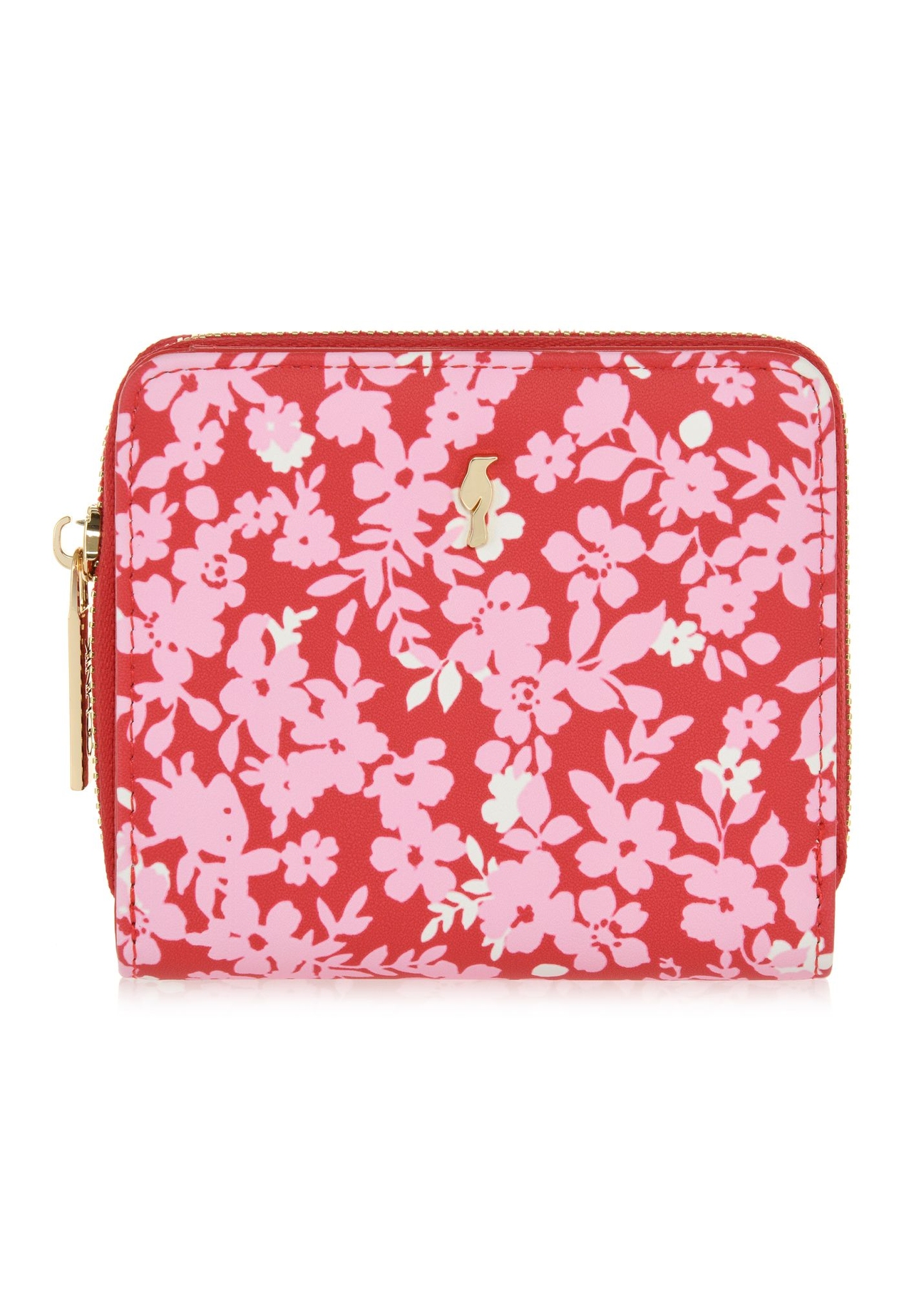 Women's small wallet in floral pattern POREC-0371-15(W24)-01