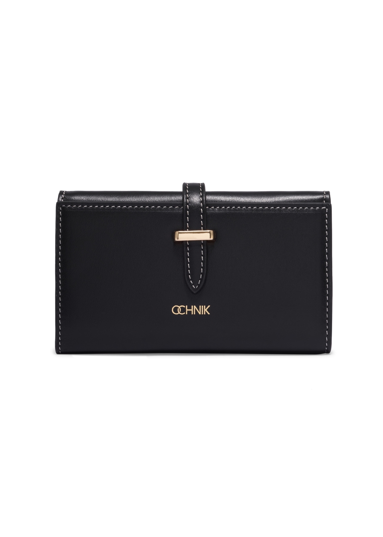 Large women's leather wallet PORES-1006-99(Z26), front product view on white background.