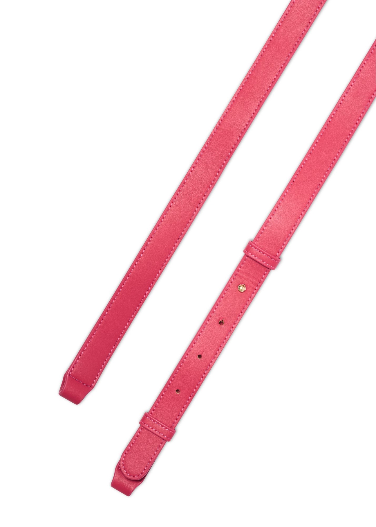 Small fuchsia women's handbag TOREC-0882-5E(W26) - close-up of detail, on white background.