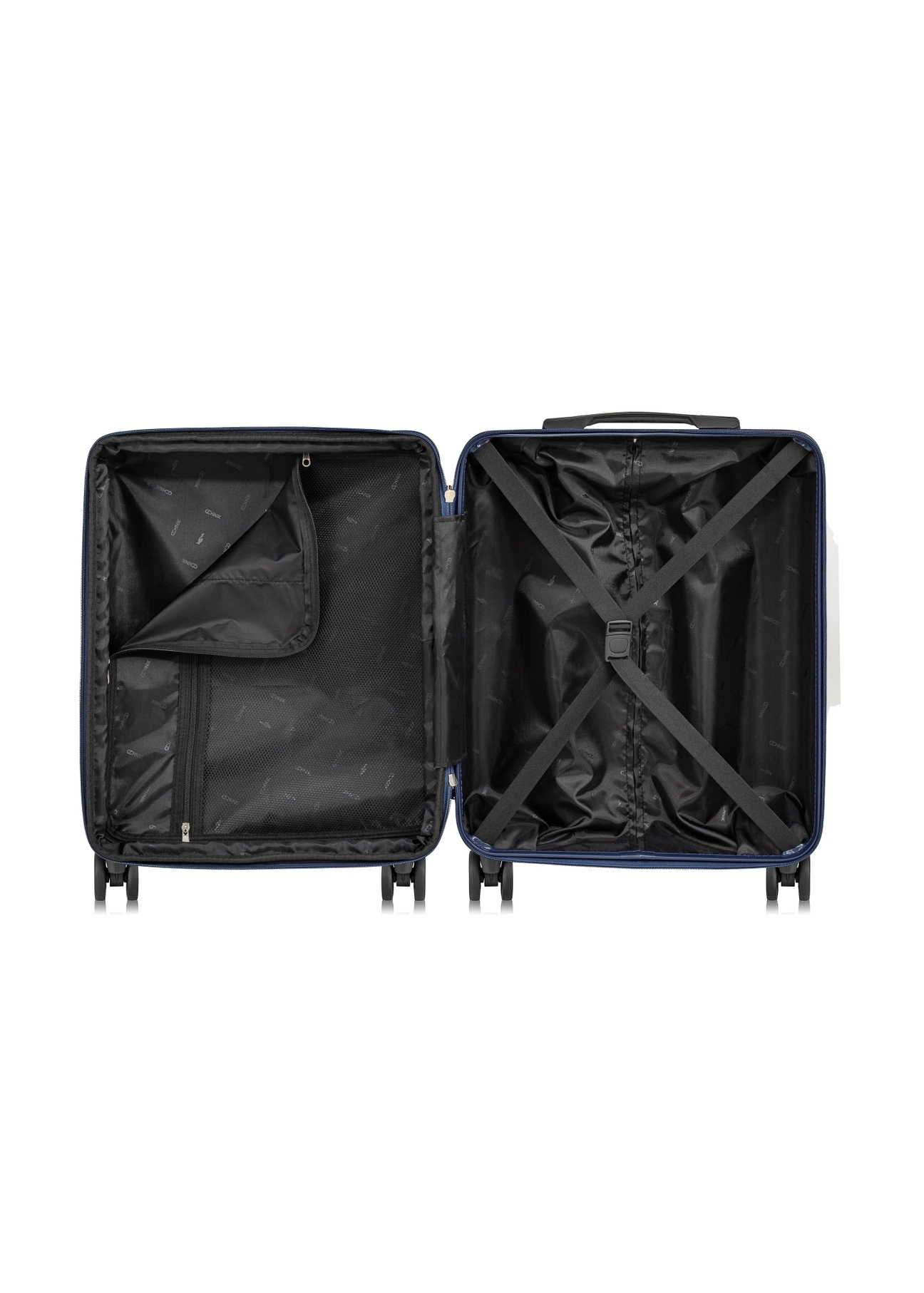 Small suitcase on wheels WALAB-0069-69-19(W24)-05