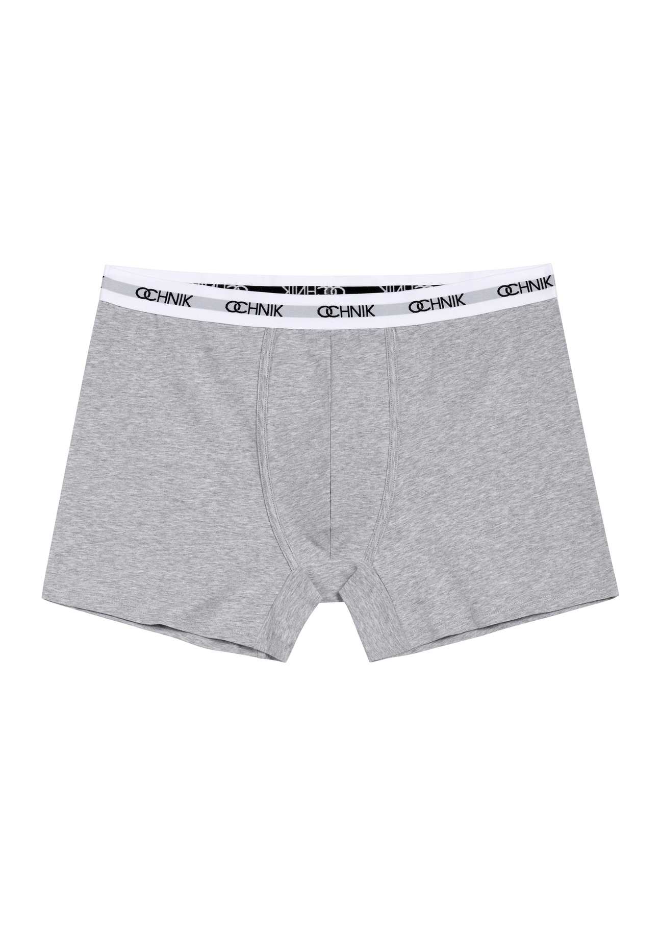Three-pack of men's cotton boxers ZESMB-0002A-15(KS), front product view on a white background.