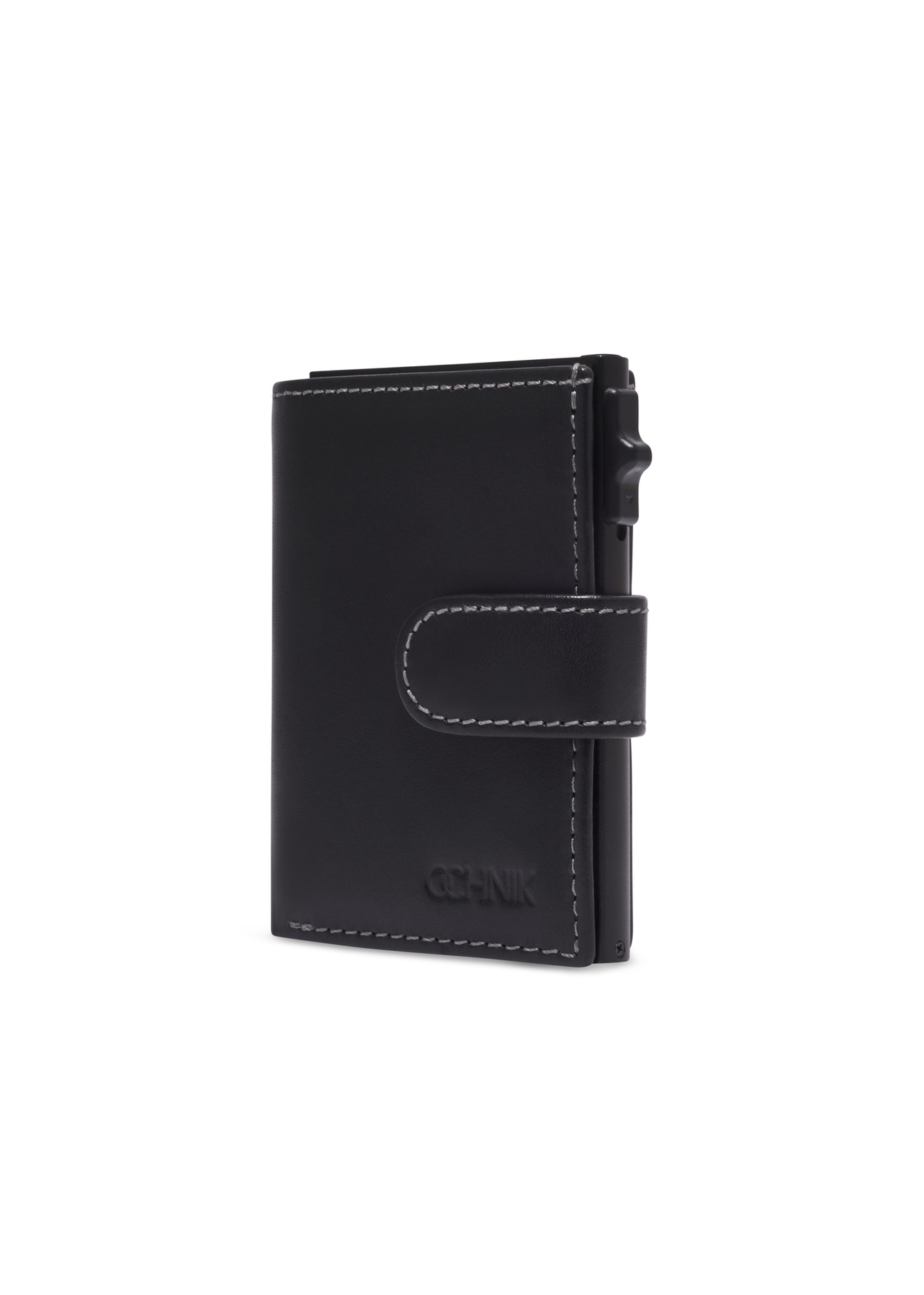 Men's leather compact wallet PORMS-0707-99(Z26), diagonal product view on white background.
