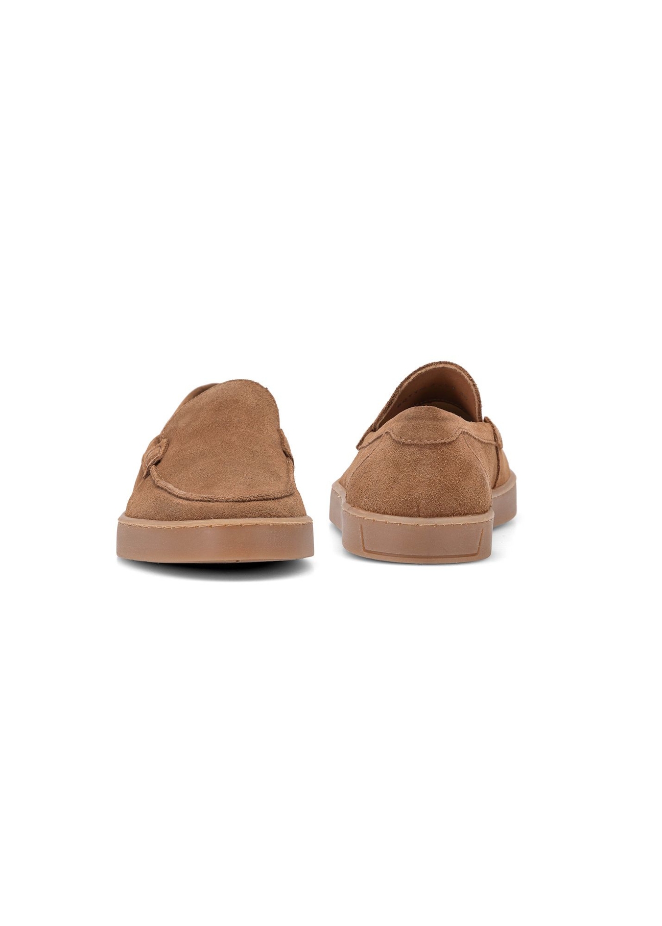 Men's leather loafers in brown color BUTYM-0499-87(W25)-04