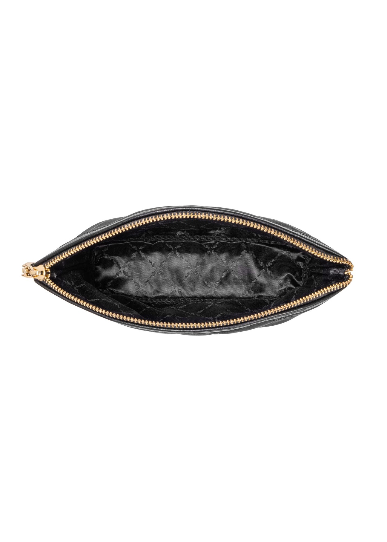 Women's black leather cosmetic bag TORES-1013-99(W24)-05