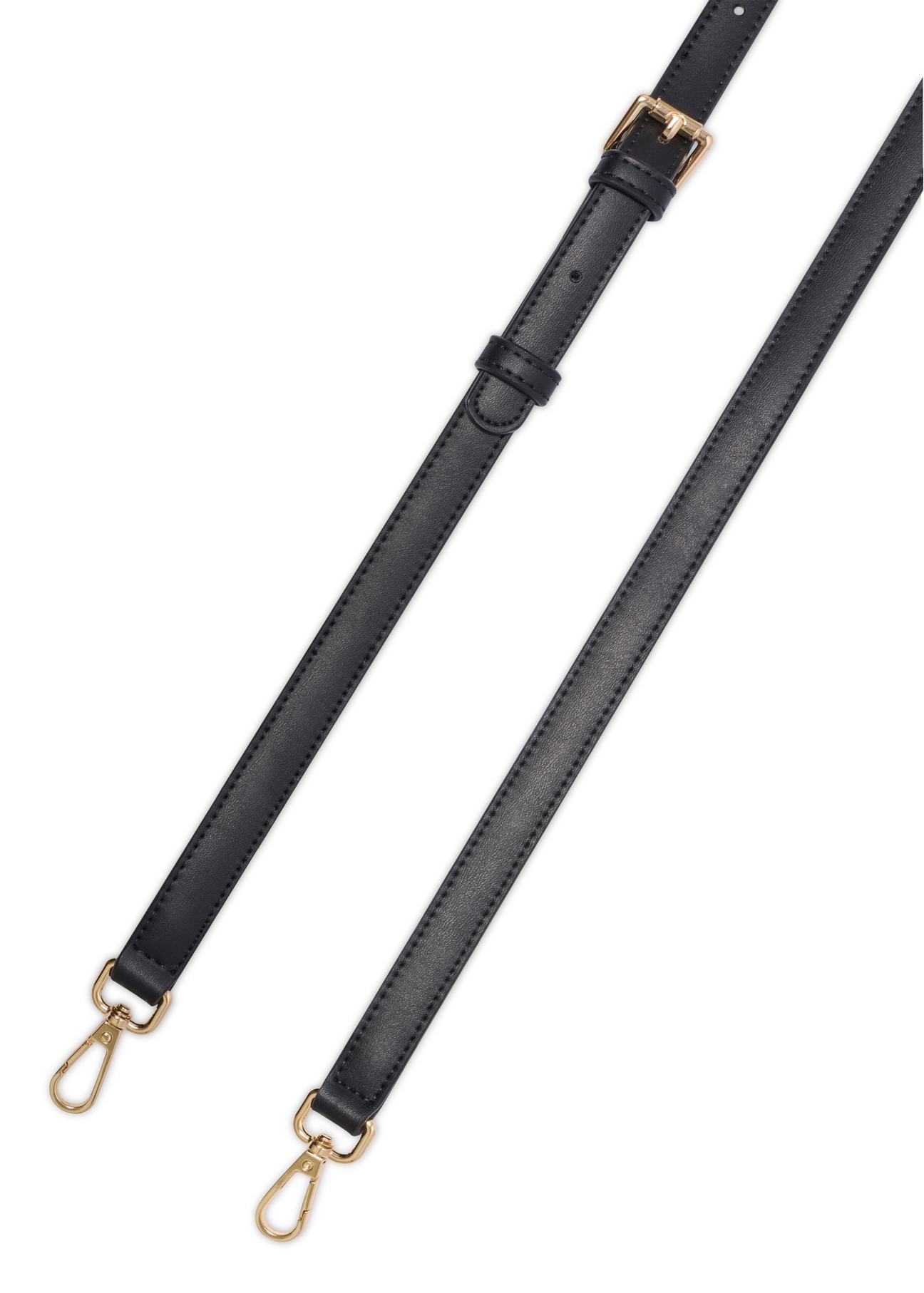 Black women's shoulder bag TOREC-1189-99(W26) - close-up detail, on white background.