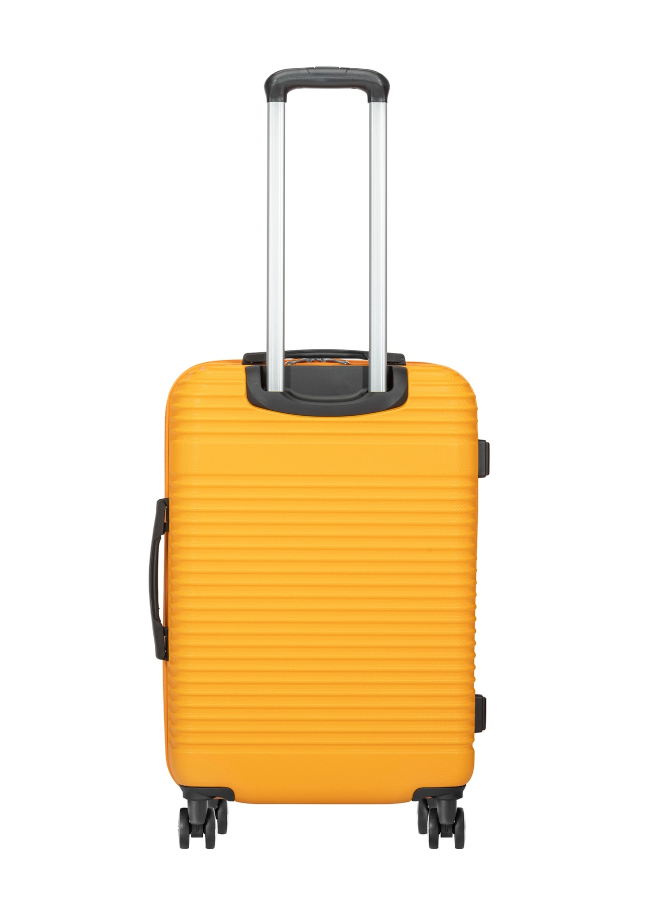 Medium suitcase on wheels WALAB-0040-3A-24(W26), product view from the back on a white background.