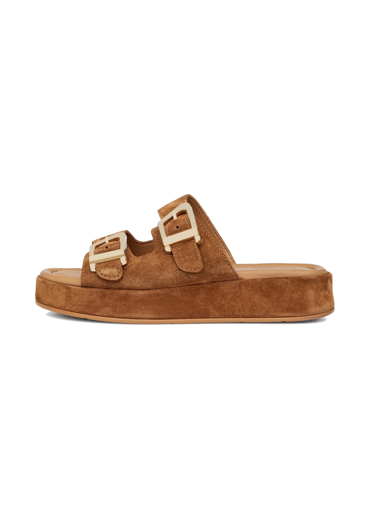 Women's suede platform flip-flops BUTYD-1242-1D(W26)